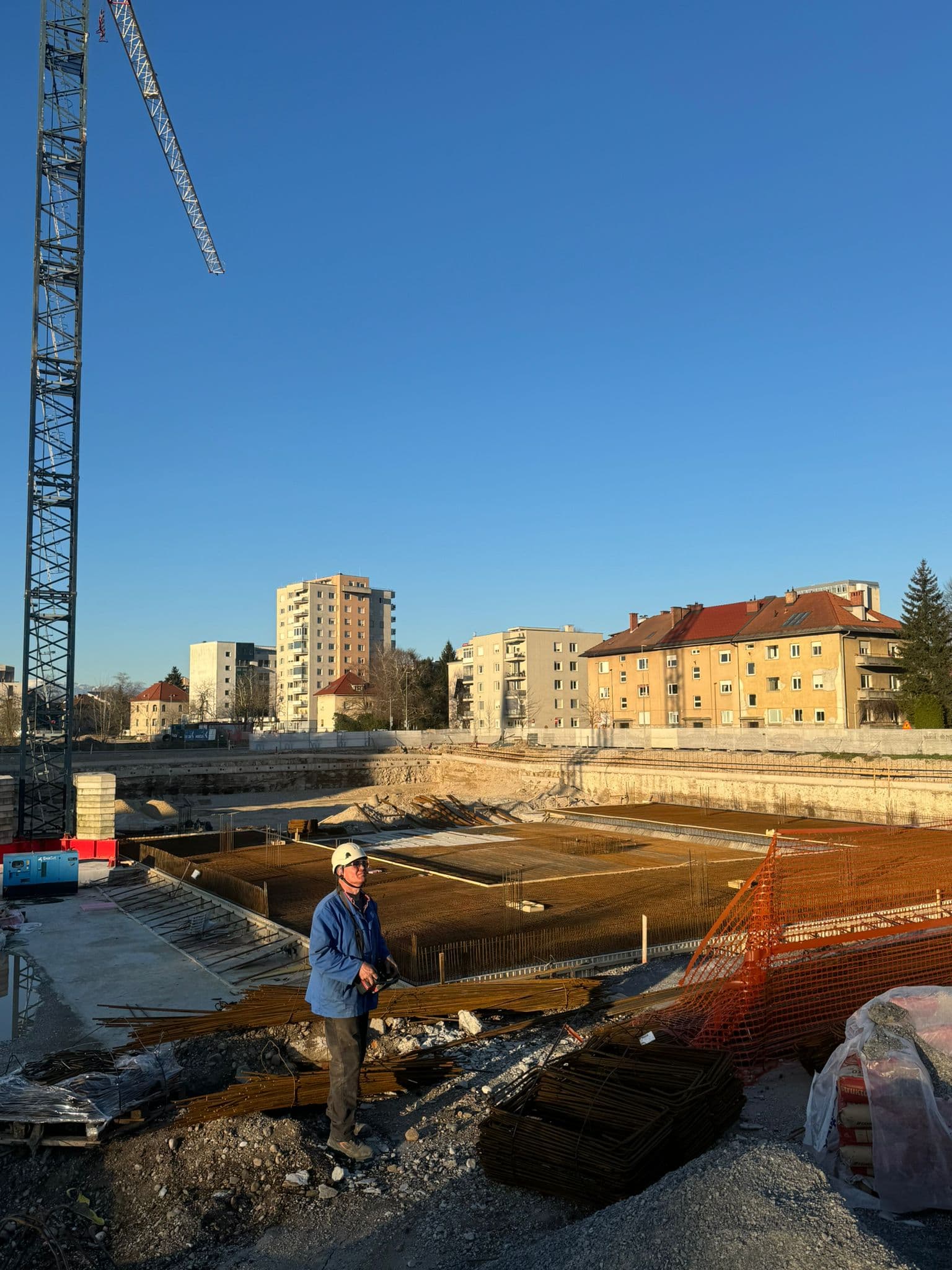 Velikopotezni projekt izgradnje stanovanjskih temeljev.